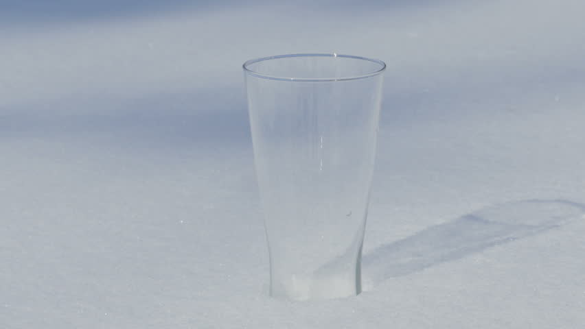 Pour the beer into fiercely cold beer mug