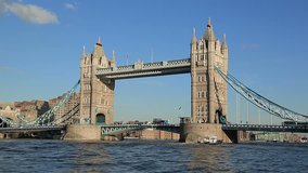 Tower Bridge, London, UK - timelapse