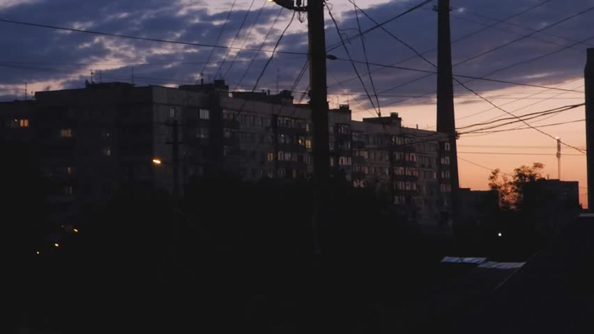 Evening lived array. Dark sky, a Nature Video by mowe90