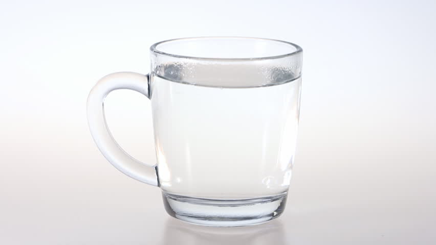 glass cup with water