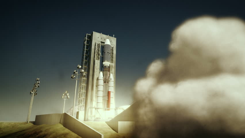 Nasa Titan 3e Centaur launches with voyager probes from Cape Canaveral in the morning.