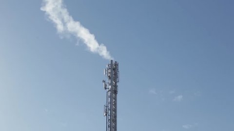 Tower, Pollution, Building
