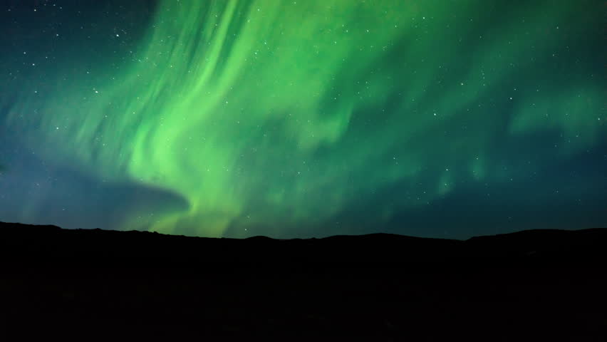 Royalty free ICELAND Timelapse Of Amazing Northern Lights 