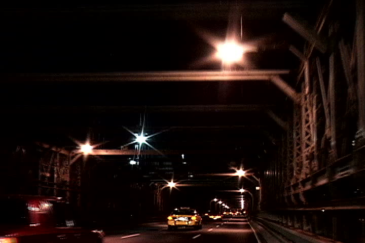 Driving over the Williamsburg Bridge