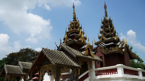 Lampang, Thailand-October 3, 2015: View of the Sri Chum temple, Wat Sri Chum. It is one of travel destinations in Lampang Province. 