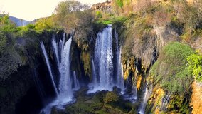 yerkopru waterfalls, konya