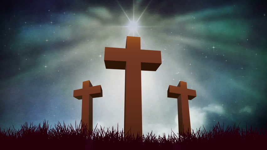 Holy Cross Background 3 Stock Footage Video (100% Royalty-free