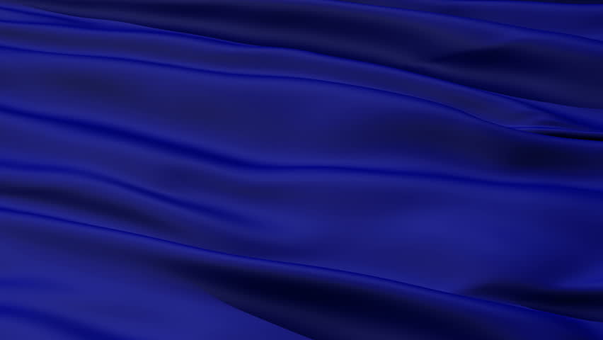 A background of rippled and folded deep royal blue fabric material,seamless