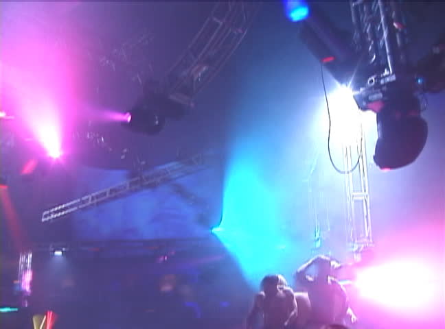 crowd dancing at festival