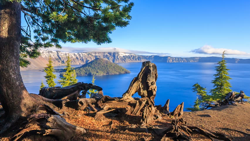 Crater Lake National Park is a caldera lake in the western United States, located in south-central Oregon.
