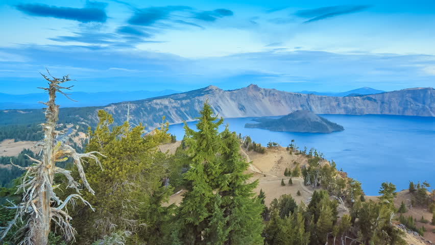 Crater Lake National Park is a caldera lake in the western United States, located in south-central Oregon.