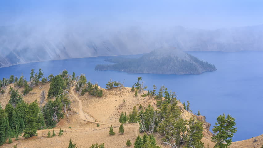Crater Lake National Park is a caldera lake in the western United States, located in south-central Oregon.