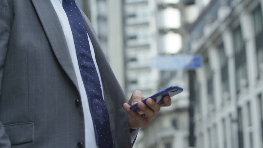 4k, Successful businessman talking on mobile phone in London financial district | Shutterstock HD Video #15127792