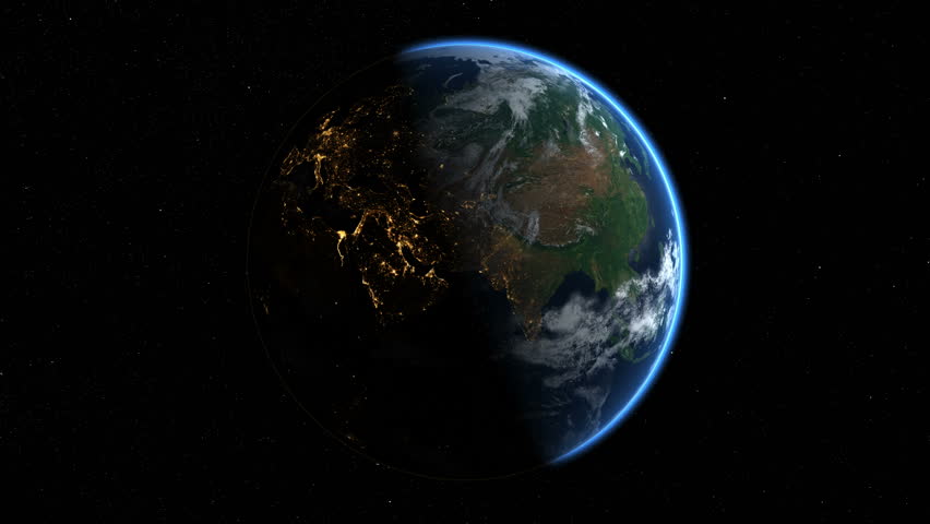 Earth From Space Day And Stock Footage Video 100 Royalty Free Shutterstock