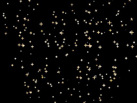 Gold and yellow star sparkle background