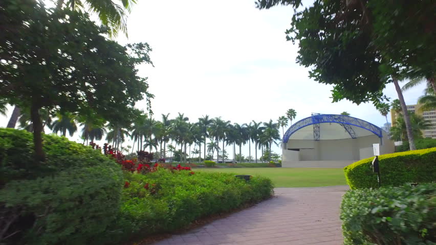 Sound stage in the park