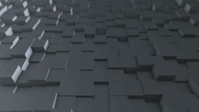 Seamless Looping Abstract Cubes Background. 4k UHD (3840x2160) 