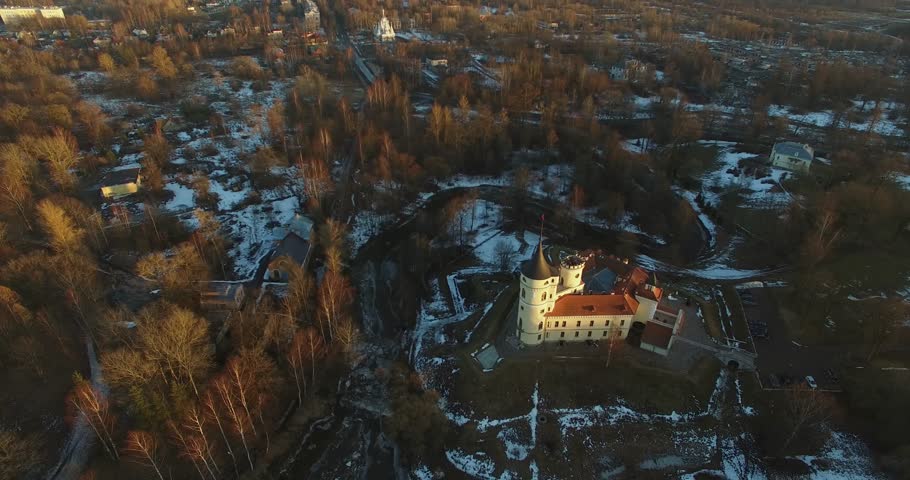 Fortress castle BIP aerial | Shutterstock HD Video #15175387