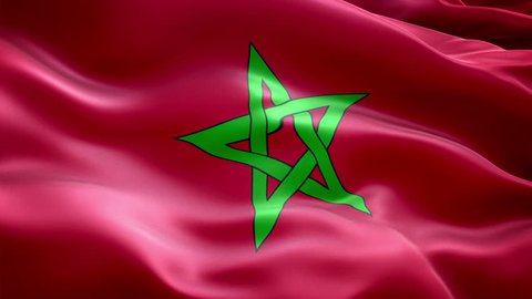Morocco new flag. (New surge effect)