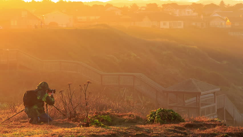 Sunrise at Bandon Beach, Oregon Coast, USA