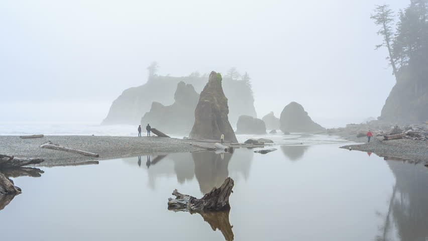 Ruby Beach, Olympic National Park in the U.S. state of Washington
