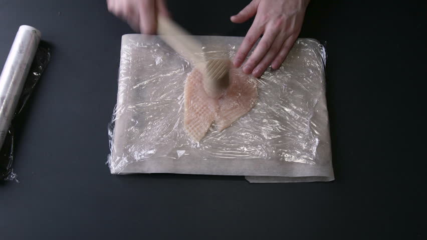 Man Covers Raw Chicken Breast Stock Footage Video 100 Royalty Free 15194449 Shutterstock