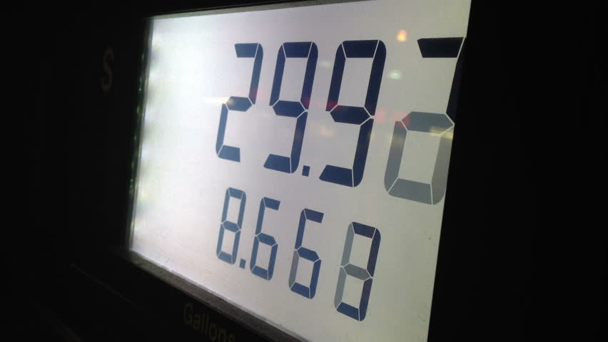 Gas pump detail.