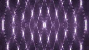 VJ Fractal violet kaleidoscopic background. Background purple motion with fractal design. Disco spectrum lights concert spot bulb. Light Tunnel.