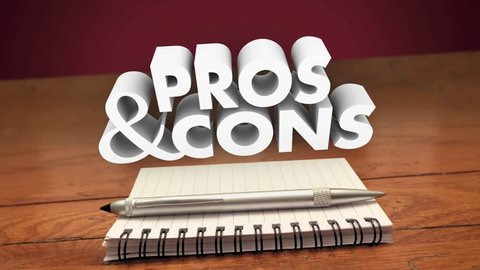 Pros and Cons Weighing Positives Negatives List Notepad Pen