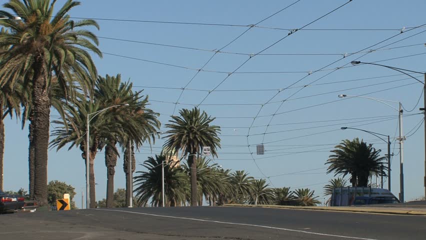 Tram in St. Kilda - Melbourne, Australia