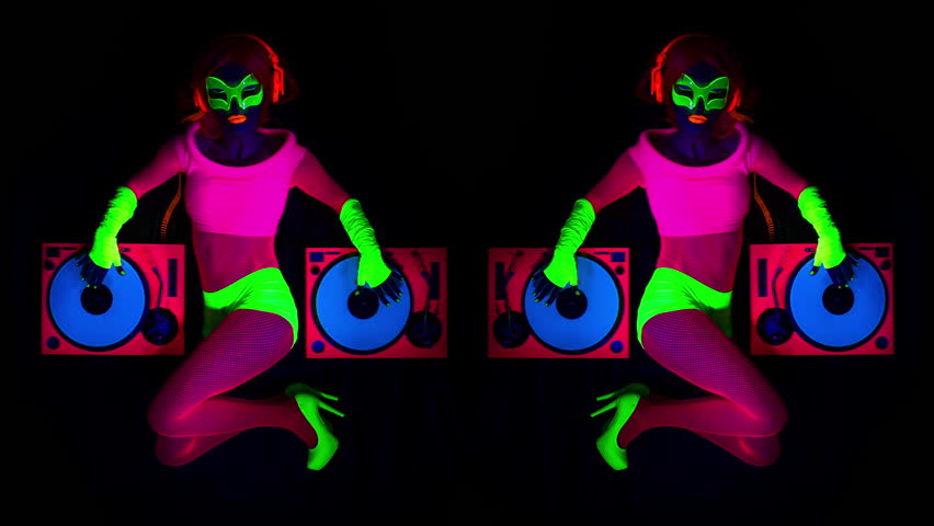 4k Sexy Female Dj Mixes Stock Footage Video 100 Royalty Free 15304588 Shutterstock