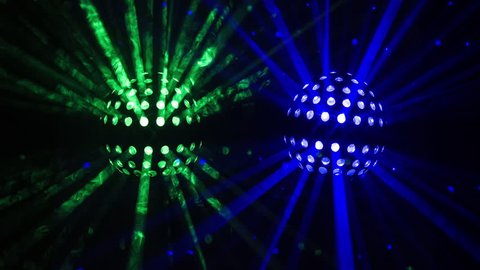 abstract funky disco light making effects and rays. perfect clip for club visuals or party/celebration