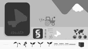 Agriculture in vector animation