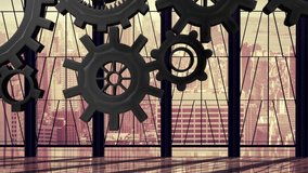 Portrait of Caucasians business people watching gear-wheels in a business environment - Powered by Shutterstock - Get 15% off with code: PIKWIZARD15