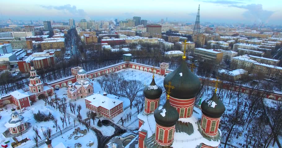 Донской монастырь зимой фото