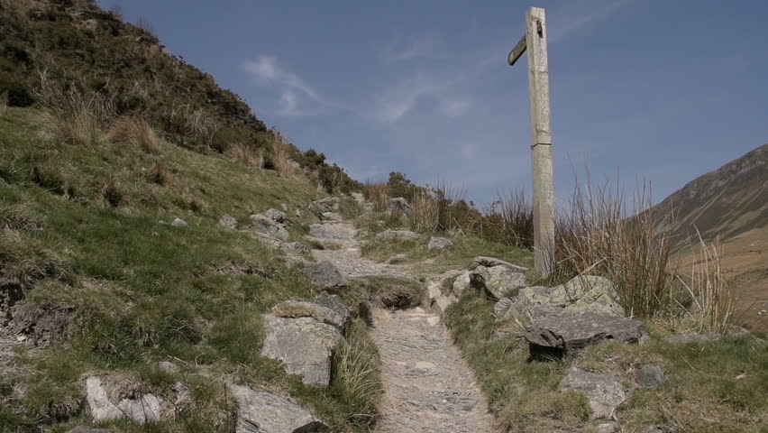 Hiking Up The Berwyn Range In Wales UK