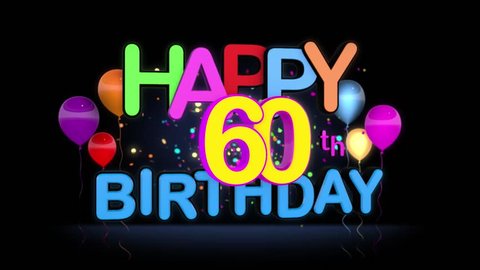 60th Years Free Happy Birthday Animated Images and GIFs