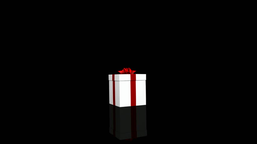 Santa Jumping out of Gift Box