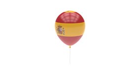 Plazas de soberania Balloon Rotating Flag Animation - Alpha Channel - Transparent - Powered by Shutterstock - Get 15% off with code: PIKWIZARD15