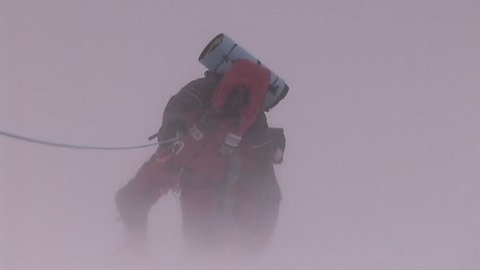 Climbers fight brutal storm on Mt. Everest