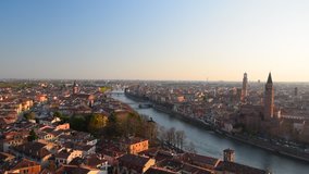 Verona, Italy, Panoramic view of the city