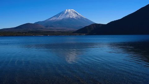 Mt Fuji and Lake Motosu