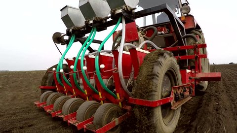 Rear View Modern Agricultural Tractor Hydraulic Stock Photo 758028190 ...