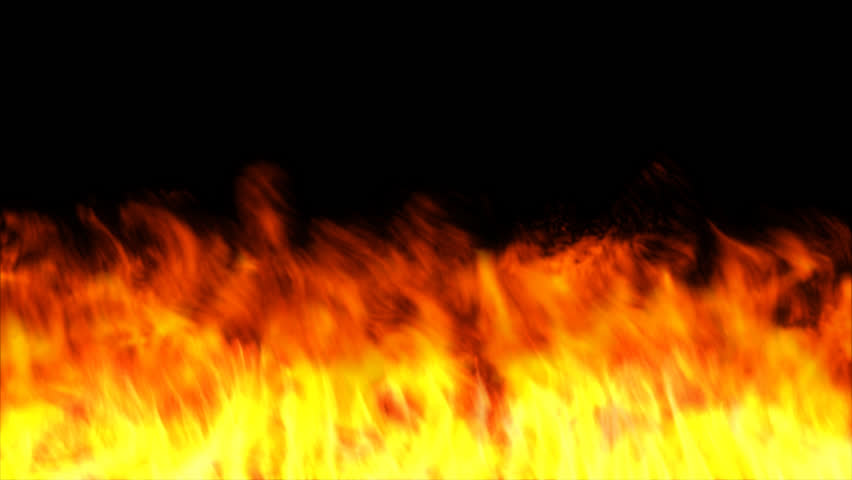 realistic fire animation bottom screen seamless Stock Footage Video ...