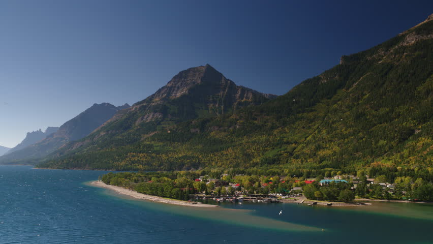 Waterton Lakes National Park, Alberta, Canada. 4K.