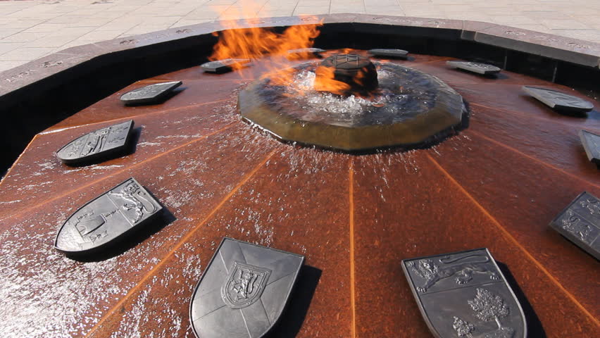 Located on Parliament Hill in Ottawa, Ontario, Canada, the Centennial Flame commemorates Canada’s 100th anniversary as a Confederation.
