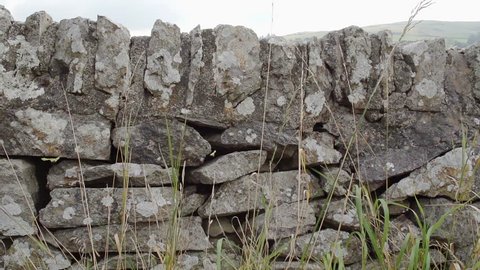 The Welsh Dry Stone Wall Deep In The Countryside