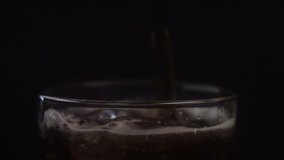 Fizzy Sugary Drink Being Poured