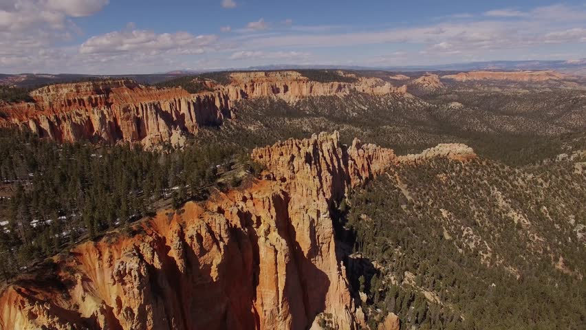 Aerial Bryce Canyon National Park, Utah