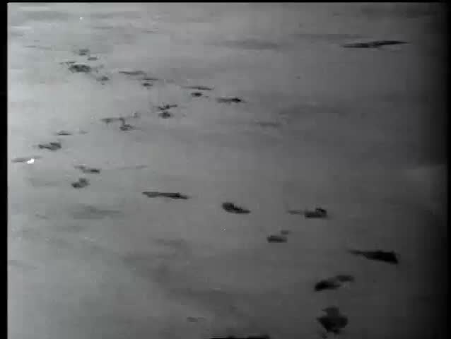 Footprints on sandy beach